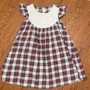 Ricrac & Ruffles Boutique Plaid Christmas Dress , size 6